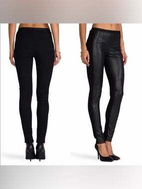 BCBGMaxazria faux leather leggings